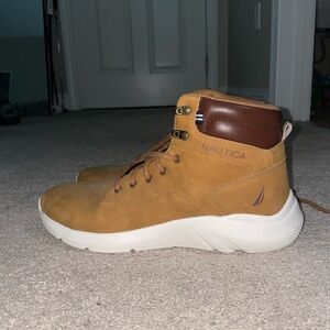 Nautica Men's Tan High-Top Sneaker Boots